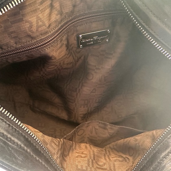 Black Leather Ferragamo Handbag - Picture 11 of 15